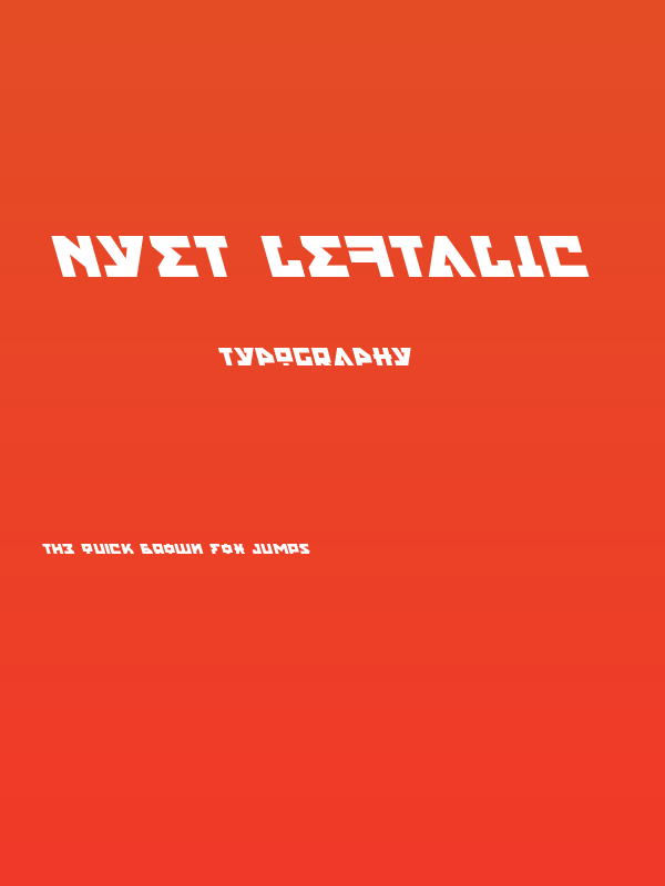 Nyet Leftalic Poster