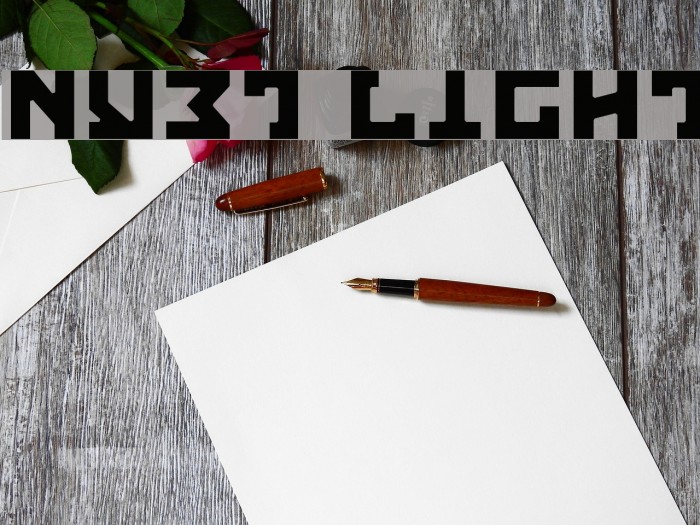 Nyet Light Font examples