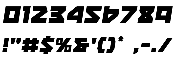 Nyet Semi-Italic Font OTHER CHARS