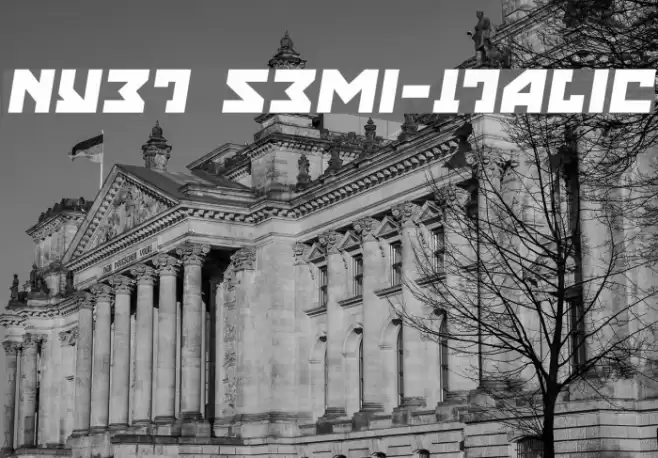 Nyet Semi-Italic Fonte examples