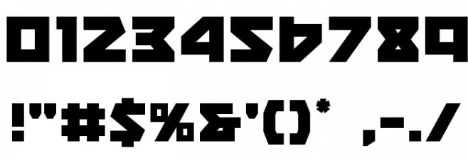 Nyet Font OTHER CHARS