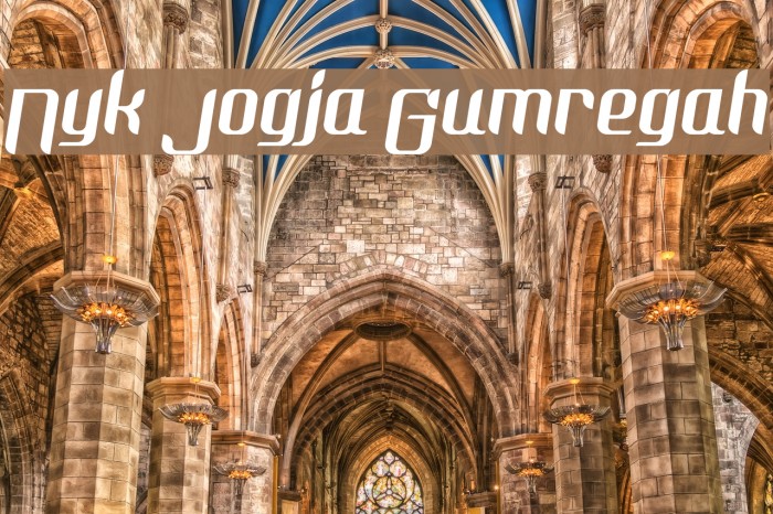 Nyk Jogja Gumregah Font examples