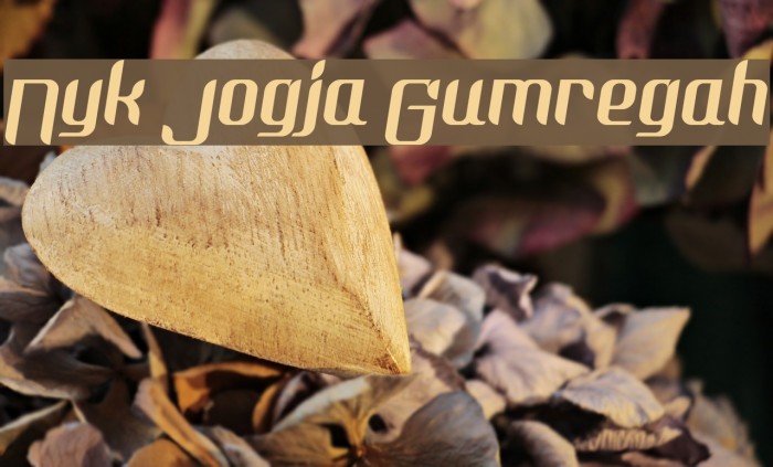 Nyk Jogja Gumregah Font examples