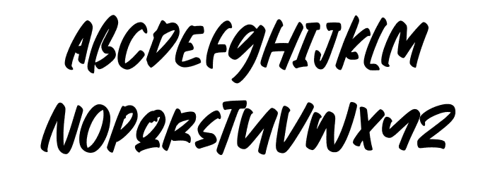 Nymburgh Free Regular Font LOWERCASE