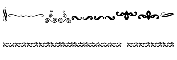 Nymphette Font OTHER CHARS