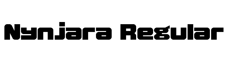 Nynjara Regular 字体