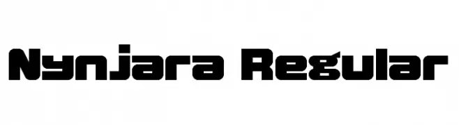Nynjara Regular  Frei Schriftart Herunterladen