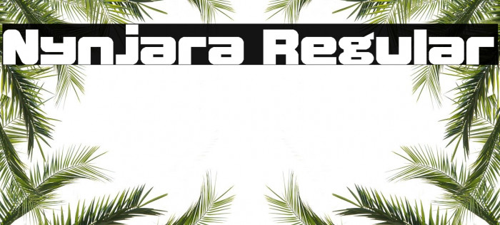Nynjara Regular Font examples