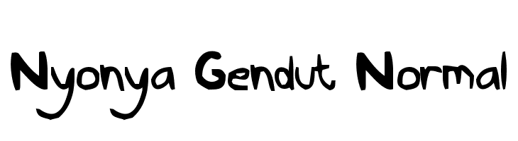 Nyonya Gendut Normal  Fuentes Gratis Descargar