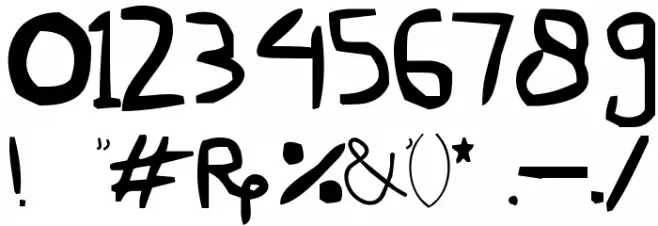 Nyonya Gendut Normal Font OTHER CHARS