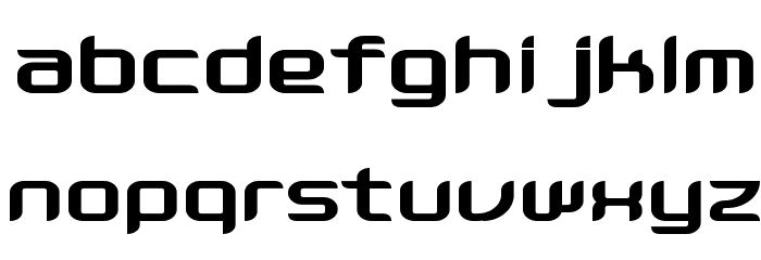 Nyooo Bold Font LOWERCASE