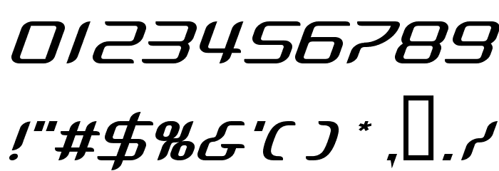 Nyooo Oblique Font OTHER CHARS