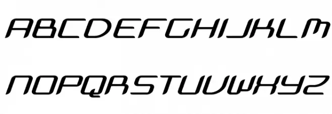 Nyooo Oblique Schriftart Groß