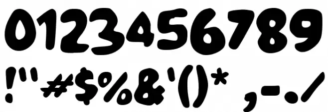 Nyutoon फ़ॉन्ट अन्य घर का काम