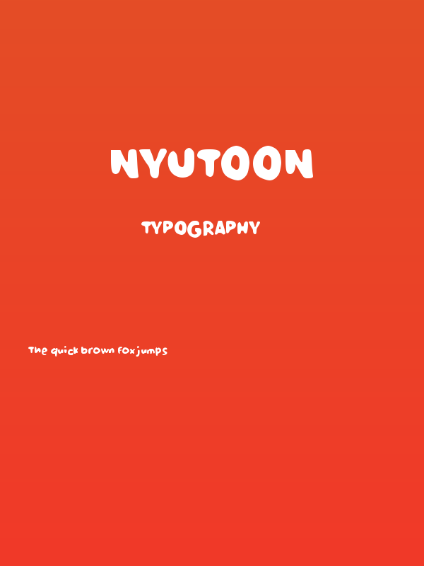 Nyutoon Poster