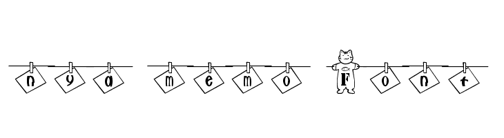 nya-memo Font Font