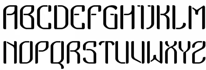 nymeria Font UPPERCASE
