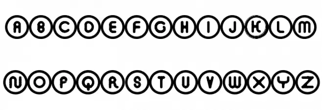 O · CIRCLED ROUNDED CYRILLIC Font LOWERCASE