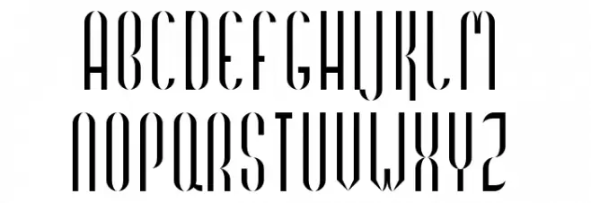 O-Deco Regular Шрифта ВЕРХНИЙ