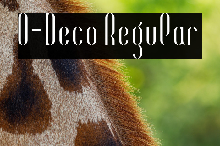 O-Deco Regular Example 2