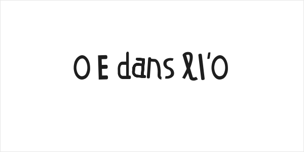 O E dans l'O Logo