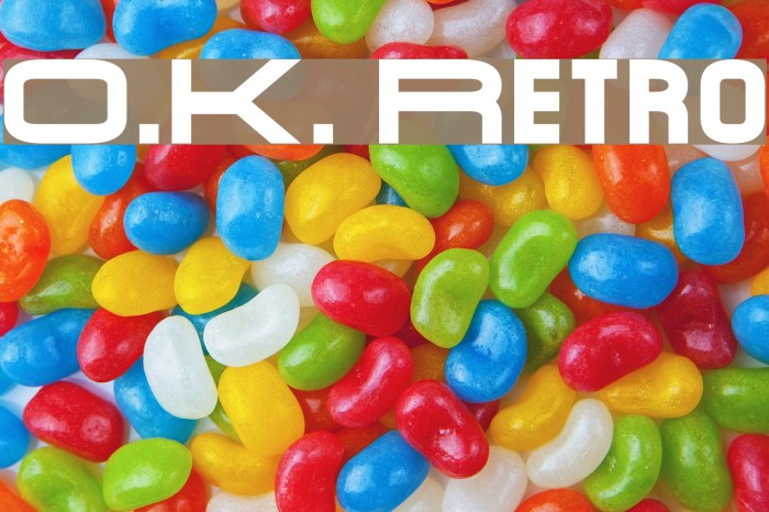 O.K. Retro Polices examples
