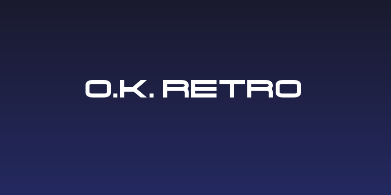 O.K. Retro Social Header