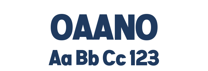 OAANO Font Preview