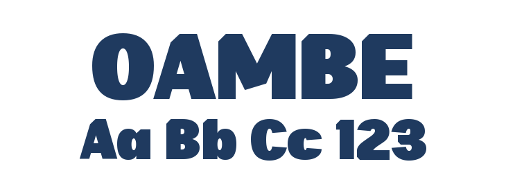 OAMBE Font Preview