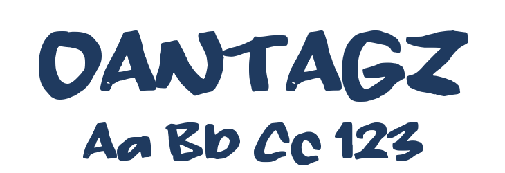 OANTAGZ Font Preview