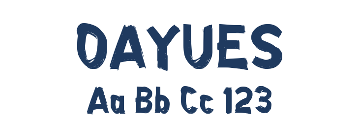 OAYUES Font Preview