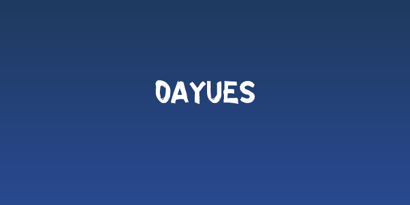OAYUES Social Header