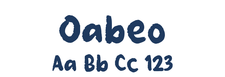 Oabeo Font Preview