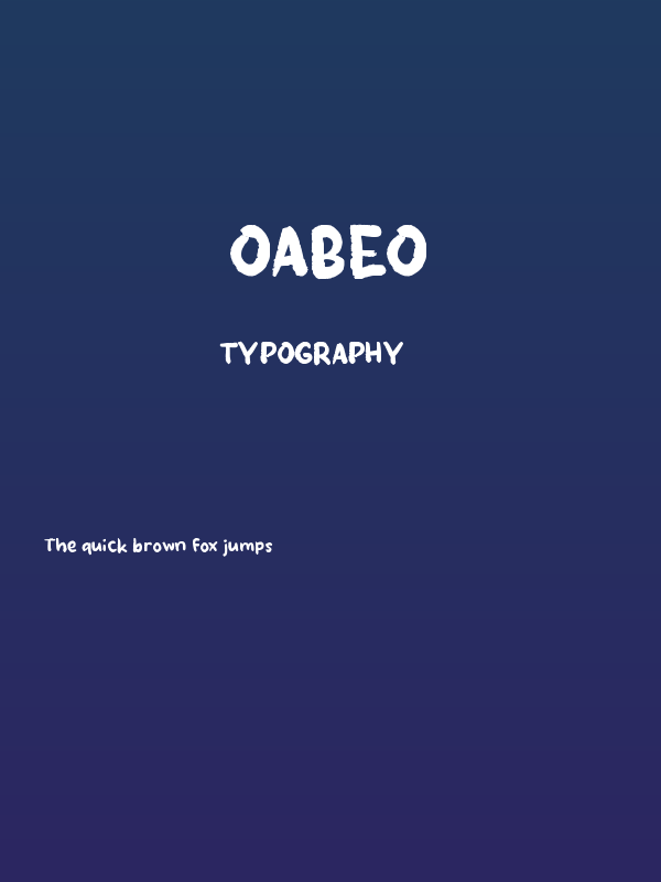 Oabeo Poster
