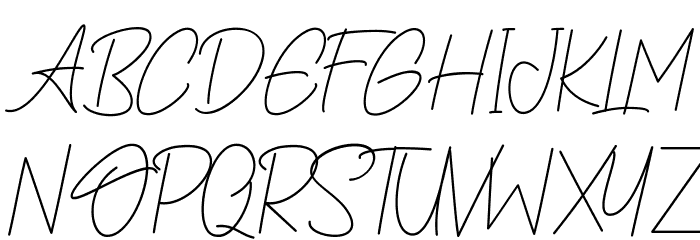 Oabestira Font UPPERCASE