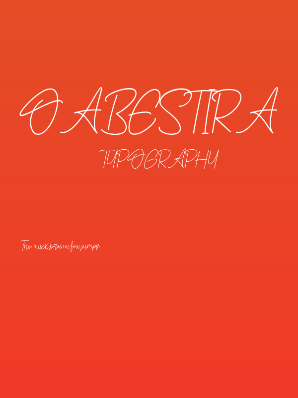 Oabestira Poster