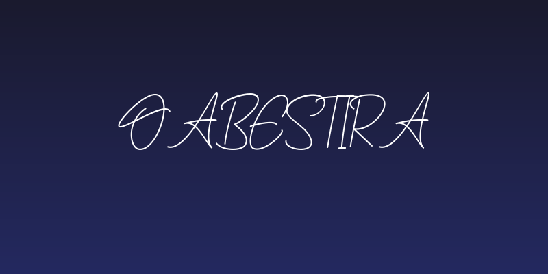 Oabestira Social Header