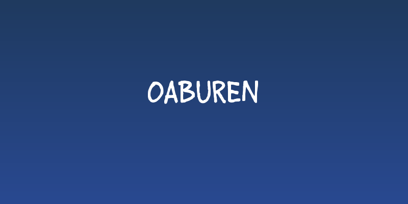 Oaburen Social Header