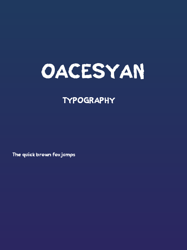 Oacesyan Poster