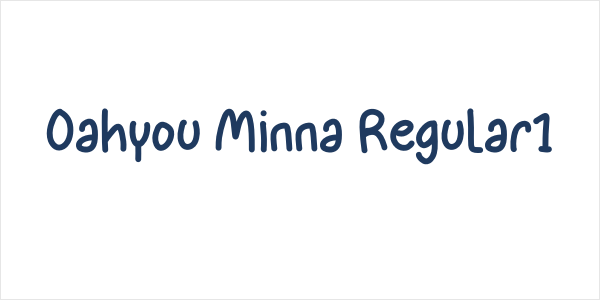 Oahyou Minna Regular1 Logo