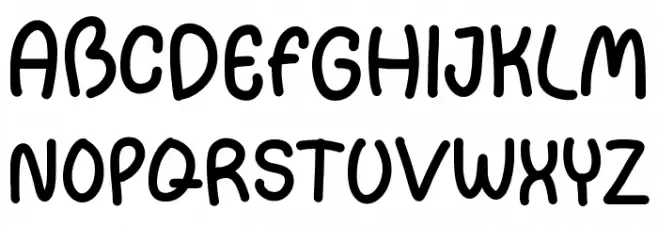 Oahyou Minna Regular Font Litere mari