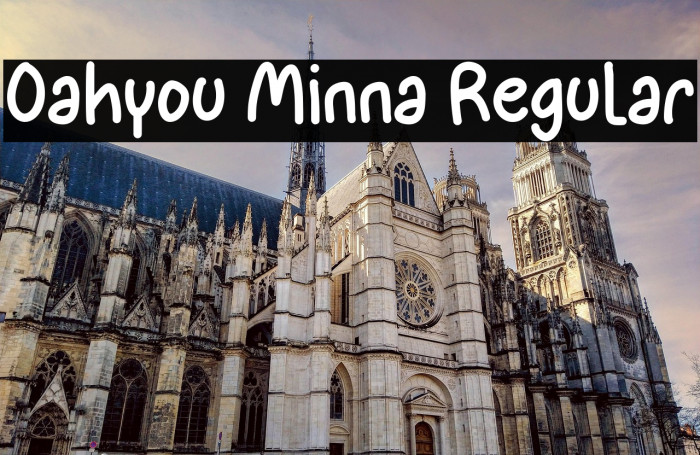 Oahyou Minna Regular Example 2