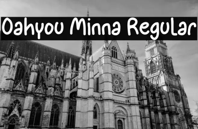 Oahyou Minna Regular Font examples