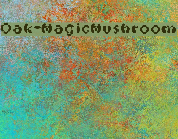 Oak-MagicMushroom Font examples