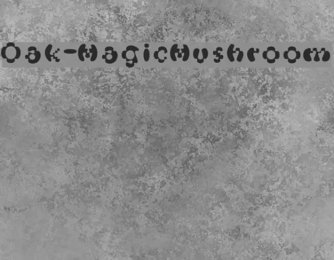Oak-MagicMushroom Шрифта examples