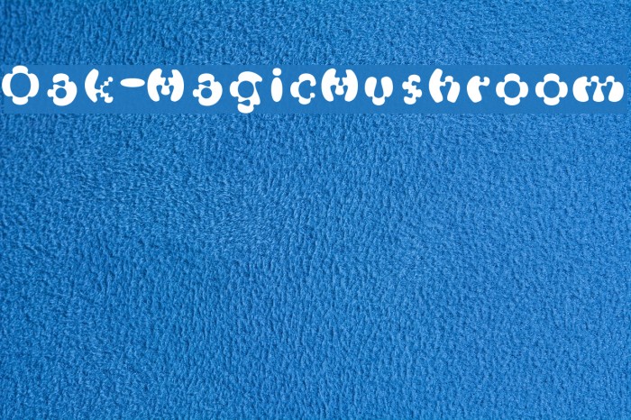 Oak-MagicMushroom Font examples