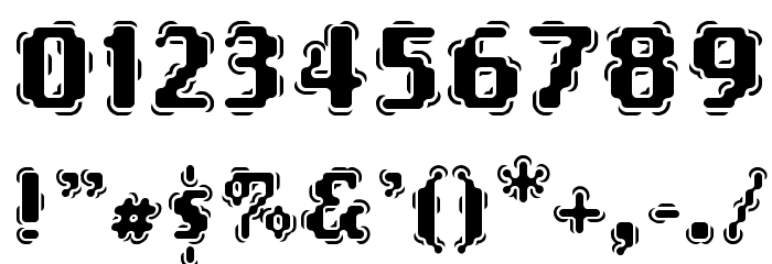 Oak-Marsquake Font OTHER CHARS