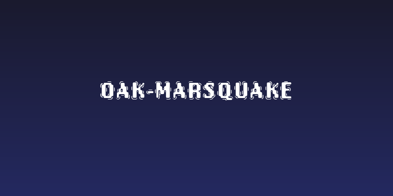 Oak-Marsquake Social Header