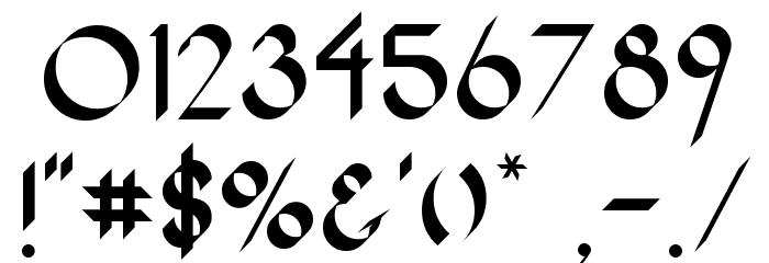 Oak Wood Font OTHER CHARS