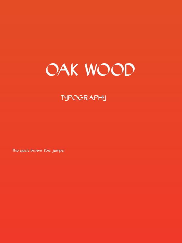 Oak Wood Poster